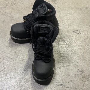 Dr. Martens Black Steel Toe Boots